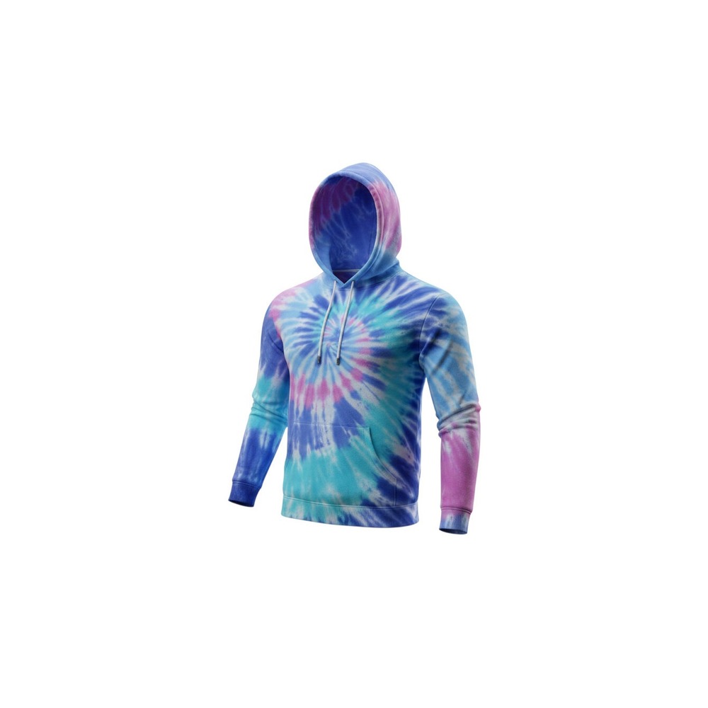 Cold Crush Hoodie Mens XL Blue New Tie Dye Pullover Sweatshirt rue21